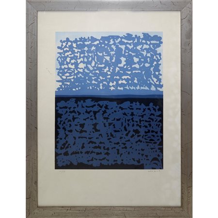 Max  Ernst (Brühl Germania 1891-Parigi 1976)  - Serigrafia L'air lave à l'eau (1972)