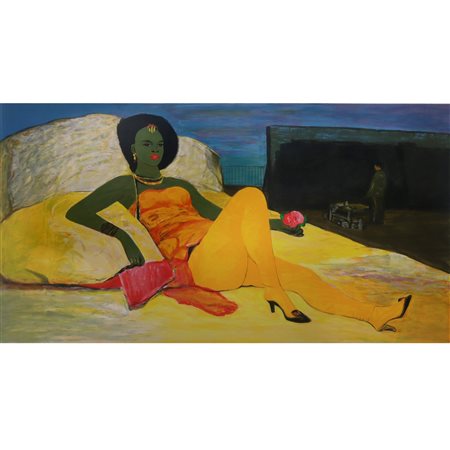 Salvatore Fiume (Comiso 1915-Milano 1997)  - L'etiopica