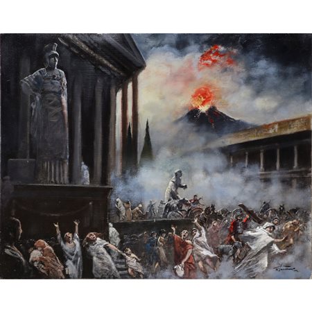 Francesco Tammaro (Napoli 1939)  - La Tragedia di Pompei