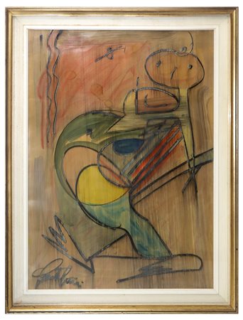 Aldo Gentilini (Genova 7 febbraio 1911-Volpeglino 10 agosto 1982)  - Raffigurazione astratta