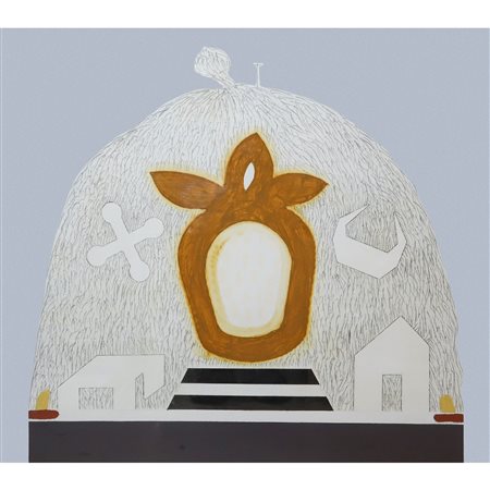 Concetto  Pozzati (Vò di Padova 1935-2017)  - Fiore da Paesaggio, 1995