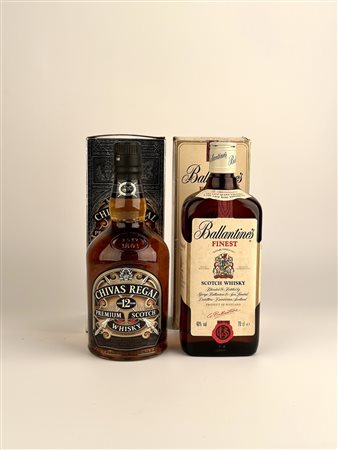 Ballantine's, Finest Blended Scotch Whisky 
 
 
 Chivas Regal, 12 Year Old