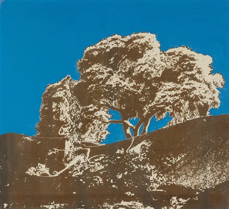 Tano Festa, Paesaggio a Villa Borghese, 1978