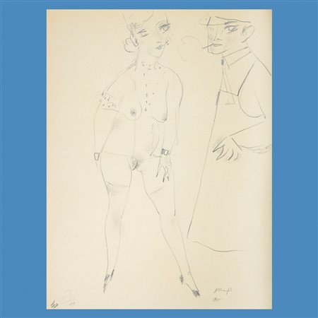 Alberto Manfredi, Pittore e modella