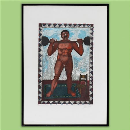 Franco Gentilini, Sollevatore pesi