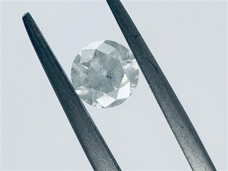 DIAMANTE 0,85 CT COLORE FANCY BIANCO - PUREZZA I3 - TAGLIO BRILLANTE -...