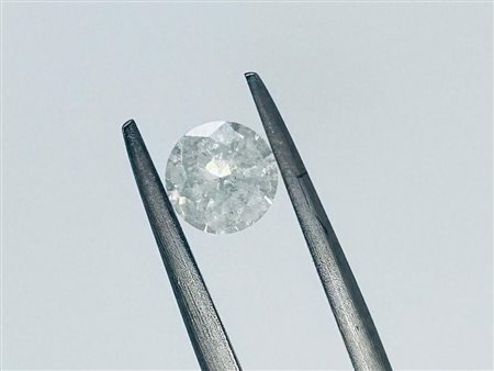 DIAMANTE 0,7 CT COLORE FANCY BIANCO - PUREZZA I3 - TAGLIO BRILLANTE -...