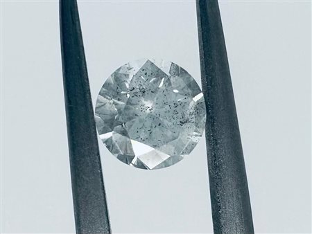 DIAMANTE 0,73 CT COLORE F - PUREZZA I2 - TAGLIO BRILLANTE - CERTIFICATO ID -...