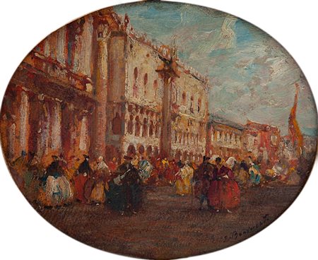 Eugenio Bonivento Chioggia 1880 - Milano 1956 Carnevale a Venezia