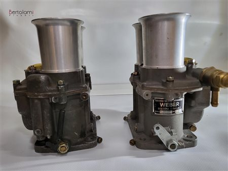  Coppia di prestigiosi carburatori weber 45 DCNR anni '50 
