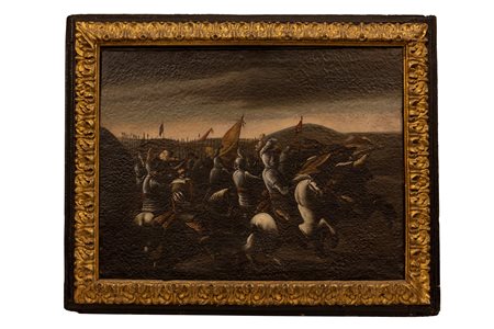 Pittore fiammingo del XVIII secolo   Battaglia 