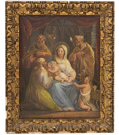 Felice Giani   Sacra famiglia con San Giovannino, Sant'Anna e Gioacchino 