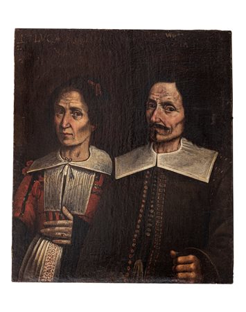 Benedetto Gennari (attribuito a)   Ritratto del Guercino e della sorella Lucia Barbieri 