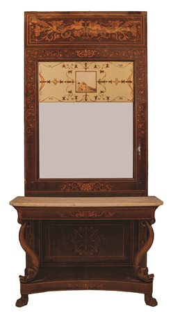    Consolle e specchiera. Liguria, metà del XIX secolo 