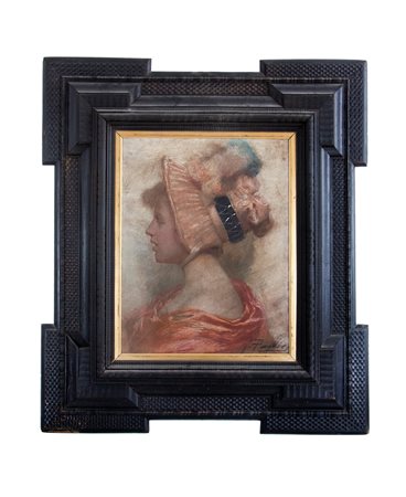 Gioacchino Pagliei   Fanciulla con cappello 