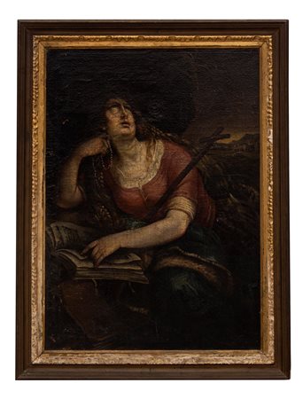 Pittore emiliano XVII secolo   Maddalena penitente 