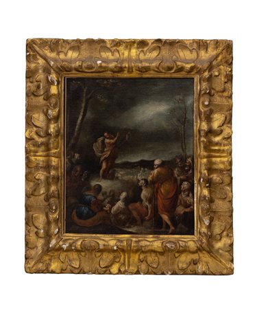 Pittore dell'Italia centrale del XVIII secolo   San Giovanni annuncia la venuta del Figlio di Dio 