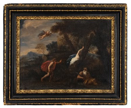 Filippo Lauri (scuola di)   Apollo e Dafne 