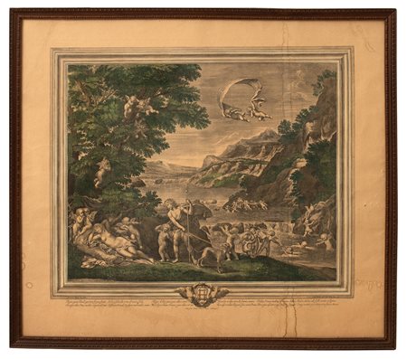 Etienne Baudet   Adone attratto dalle bellezze di Venere.  