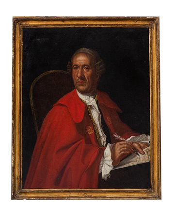 Pittore dell'Italia centrale del XVIII secolo   Gentiluomo che scrive una lettera indirizzata all'Ill.mo Sig. Francesco Patrizi 