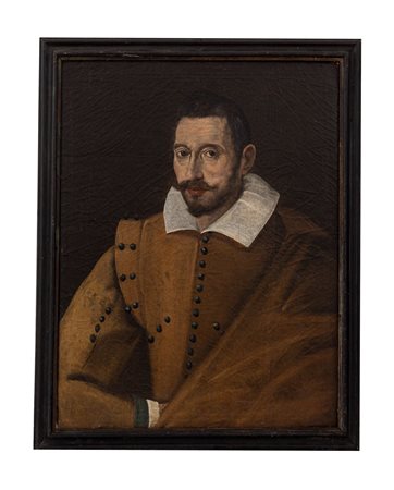 Pittore emiliano XVII secolo   Ritratto gentiluomo  