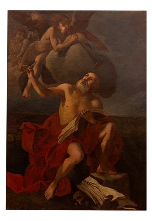    San Girolamo e l'angelo XVII secolo