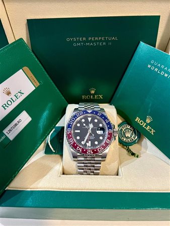 OROLOGIO ROLEX GMT MASTER II 126710BLRO CON GARANZIA ROLEX