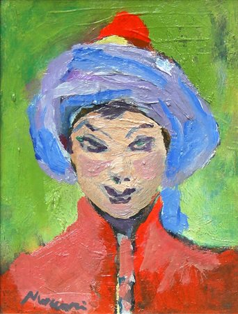 MACCARI Mino, Figura con turbante