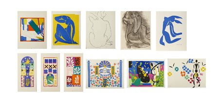MATISSE HENRI (1869 - 1954) - D'Apres. Lotto composto da n.11 fogli.