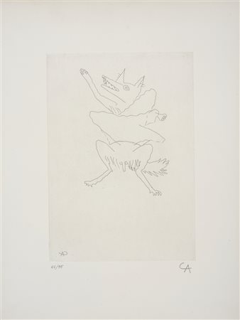 CALDER ALEXANDER (1898 - 1976) - Plate, from La Proue de la Table.