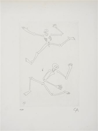 CALDER ALEXANDER (1898 - 1976) - Plate, from La Proue de la Table.