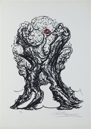 SIQUEIROS  DAVID ALFARO  (1896 - 1974) - Senza titolo.