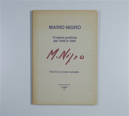 NIGRO MARIO (1917 - 1992) - Cartella completa 10 opere grafiche dal 1948 al 1955.