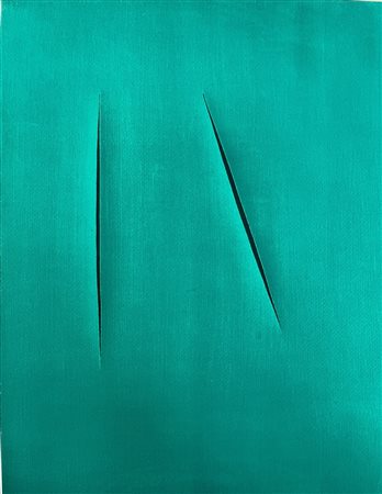 FONTANA LUCIO (1899 - 1968) - Concetto spaziale.