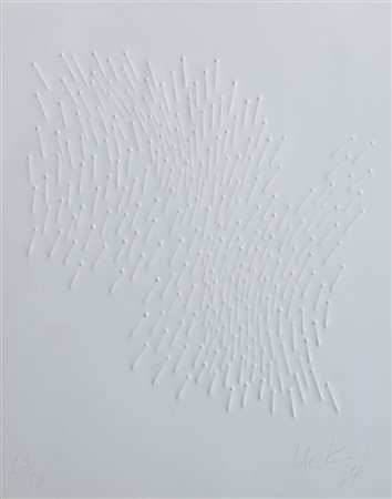 UECKER GUNTHER (n. 1930) - Senza titolo.