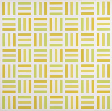 MORELLET FRANCOIS (n. 1926) - Tirets jaunes, Jaunes-verts, Jaunes orange.