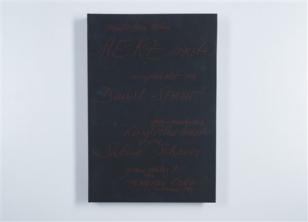 SPOERRI DANIEL (n. 1930) - Dalla cartella REZEPT BIBLIOTHEK 1984-1990.