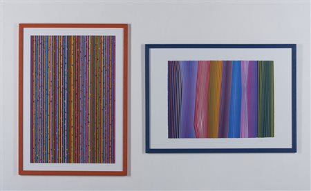 DELL'ACQUA GIOVANNI (n. 1952) - Lotto composto da n° 2 fogli. Senza titolo.