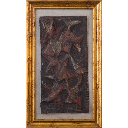 SCULTORE XX SECOLO, Volo di Rondini, Bassorilievo in ferro