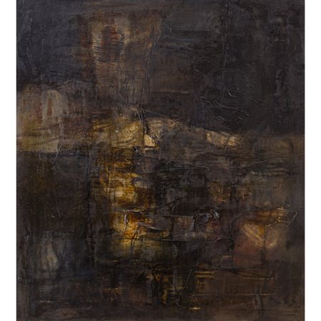 MATTEO BARRETTA, Senza titolo, Olio su tela