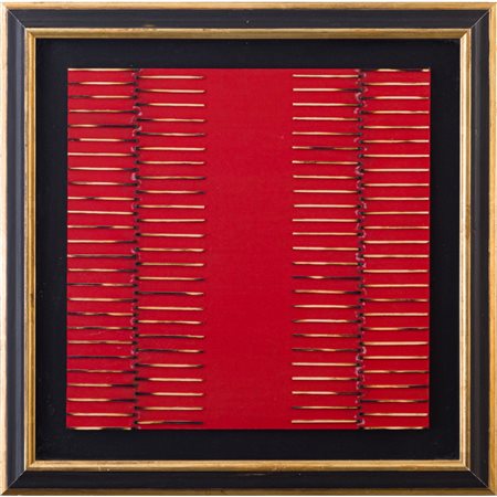 BERNARD AUBERTIN, Composizione, Tecnica mista su tavola