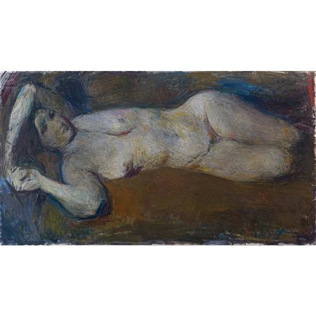 RUBENS CAPALDO, Nudo di donna, Olio su tela