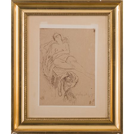 LIA PASQUALINO NOTO, Studio di figura, Disegno su carta