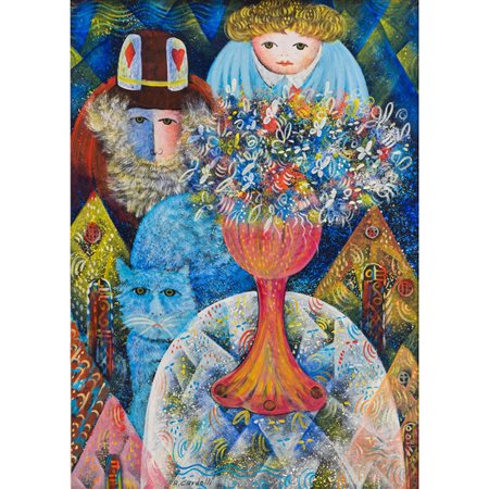 RAIMONDO CARDELLI, Il mio mondo, Olio su tela