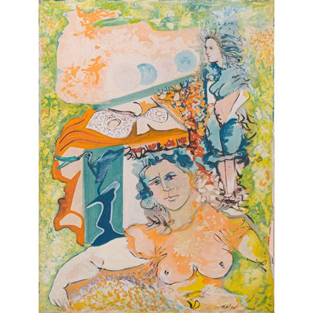 TOMMASO PATTI, Ricordo estivo, Olio su tela