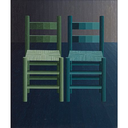 GIUSEPPE BONACINA, Viola da braccio, Olio su tela