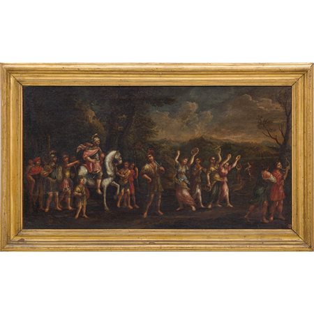 SCUOLA VENETA DELLA FINE DEL XVII SECOLO, Olio su tela