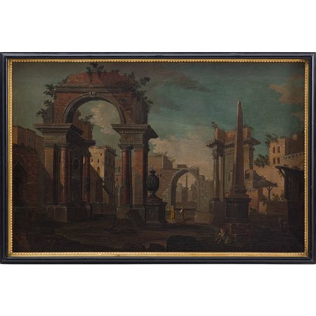 MICHELE MARIESCHI (Cerchia di), Olio su tela