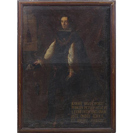 SCUOLA NAPOLETANA DEL XVII SECOLO, Olio su tela