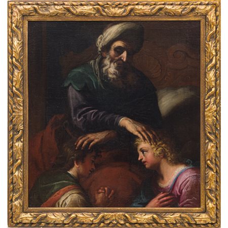 ANTONIO ZANCHI, Giacobbe benedice i figli di Giuseppe
